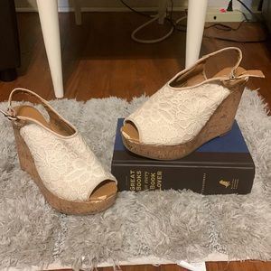 Like new jelly pop wedges size 6